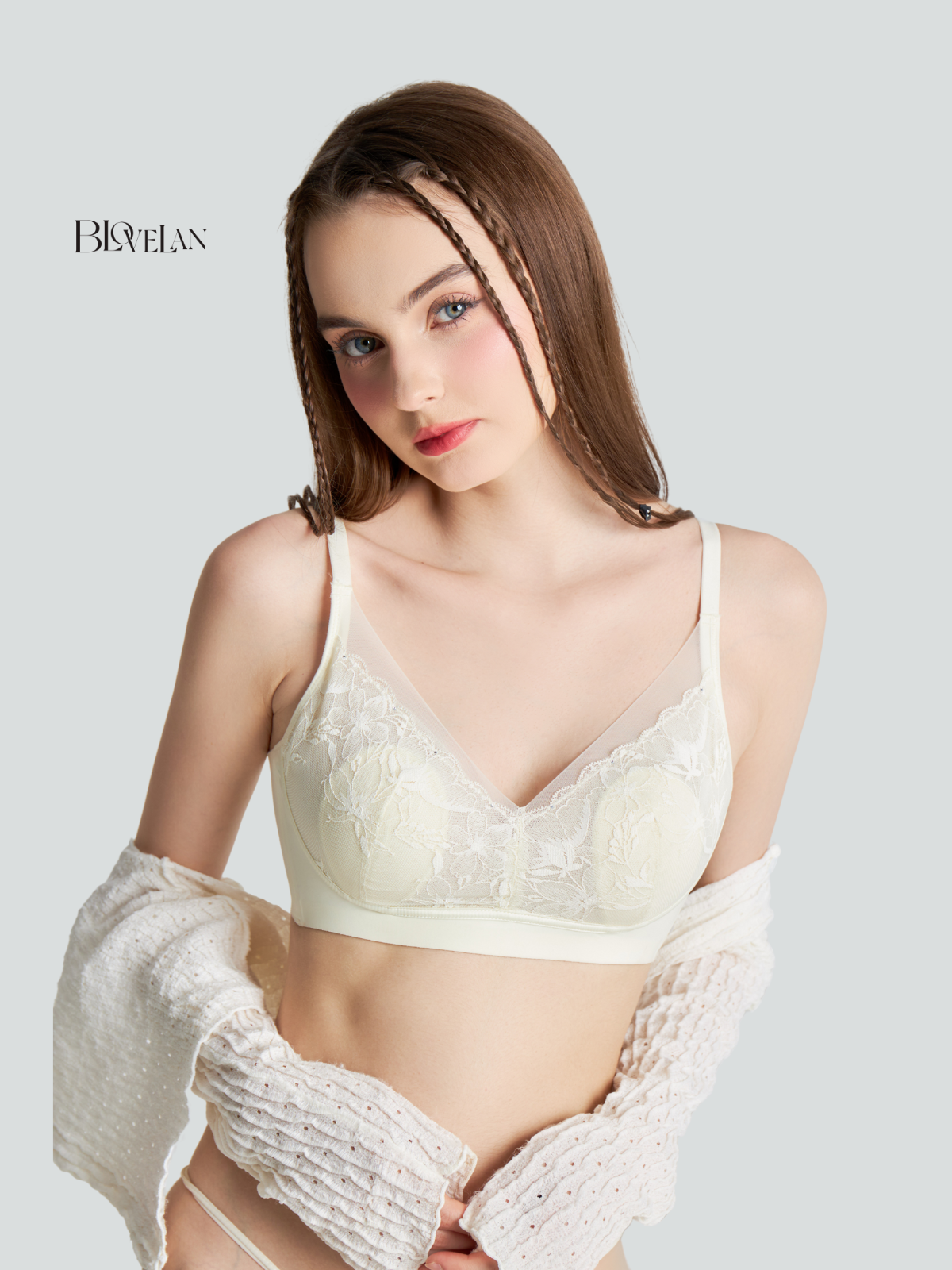 Áo ngực ren Honey không gọng cúp tai thỏ