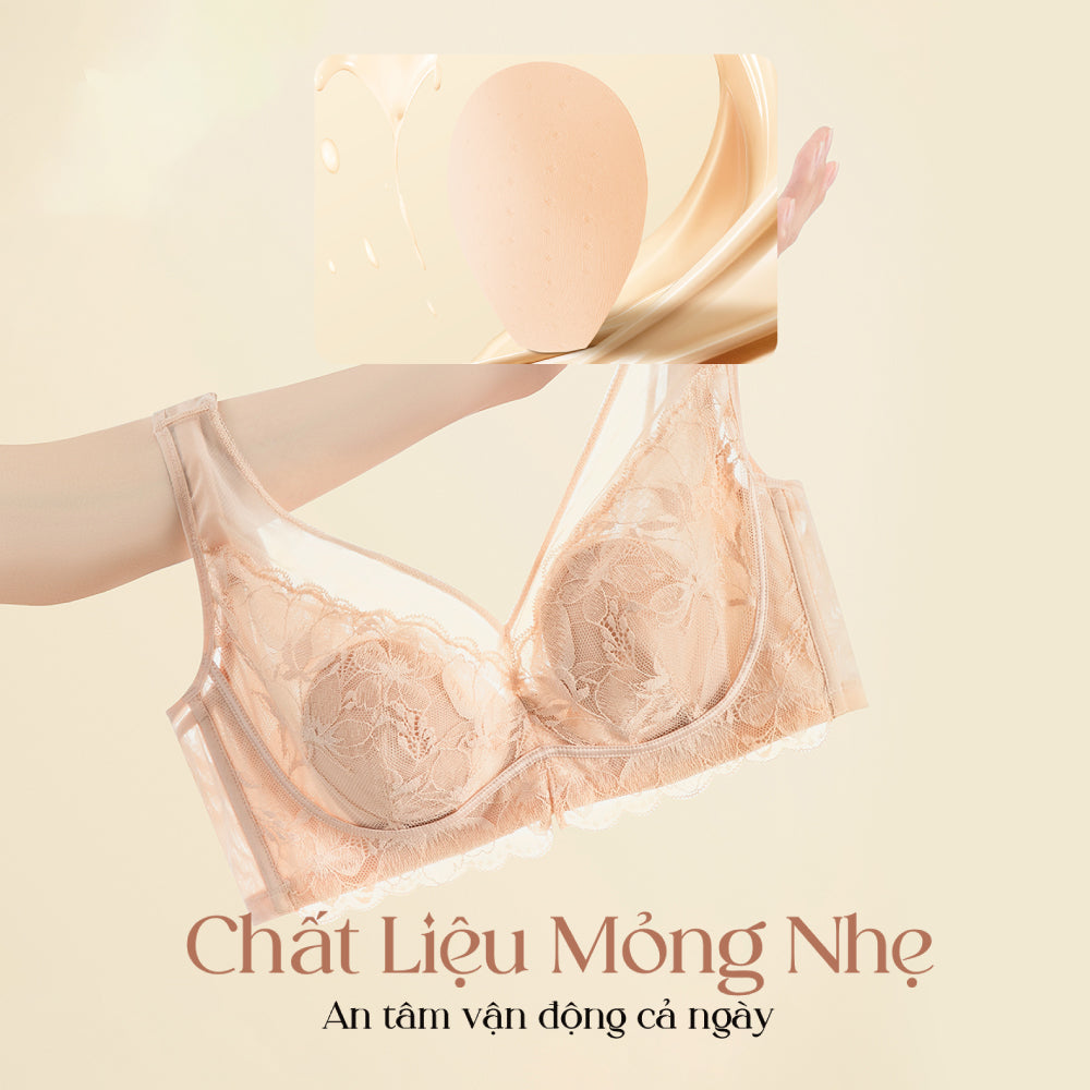Áo ngực ren Honey không gọng cúp tai thỏ